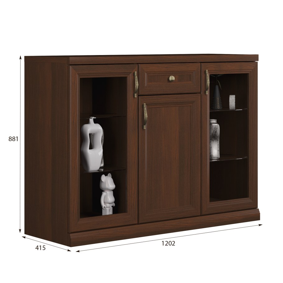 Комод Белладжио лазурит орех Артемида