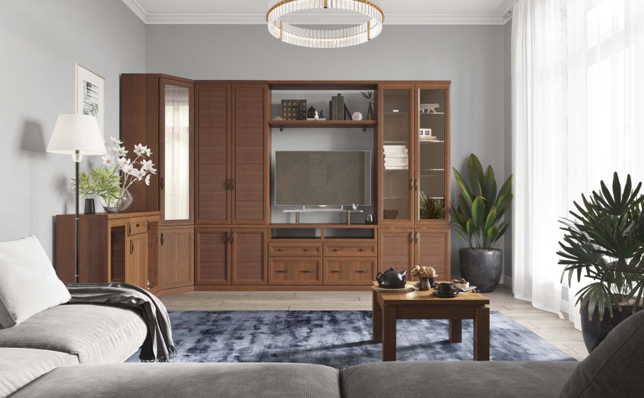 Комод Белладжио лазурит орех Артемида