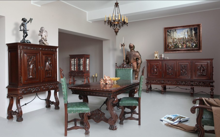 Румынская мебель испанский Ренессанс