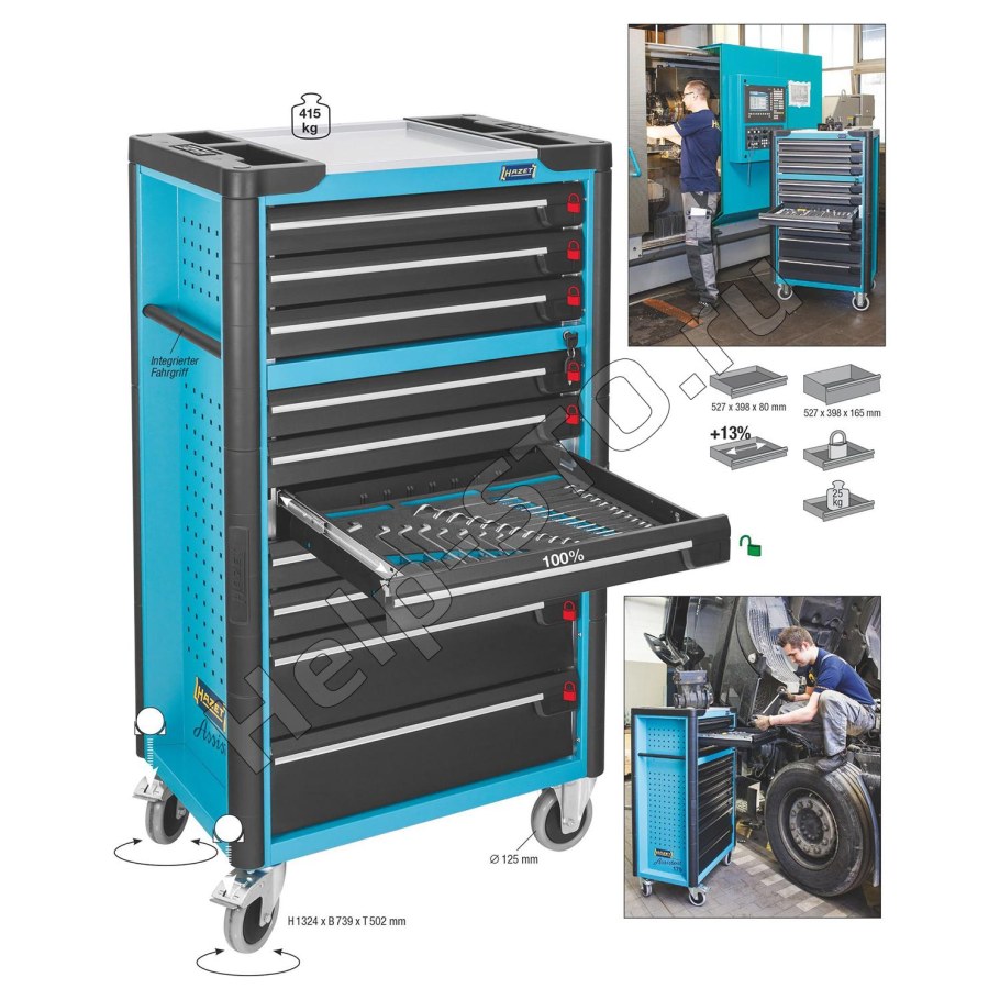 Hazet 166n, инструментальная тележка Assistent