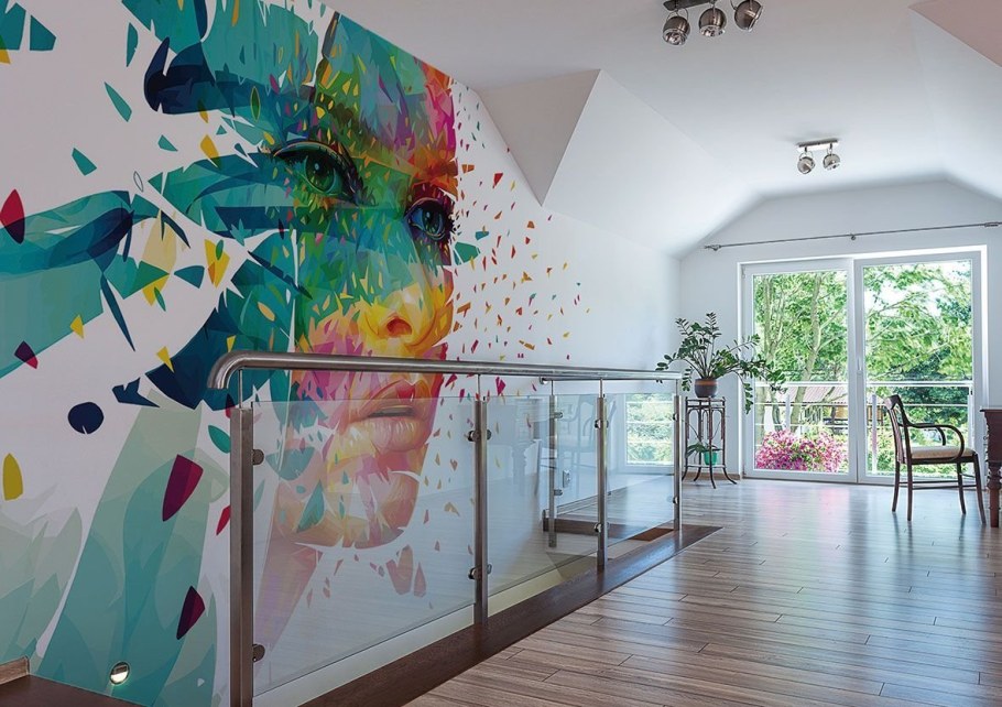 Современная роспись стен