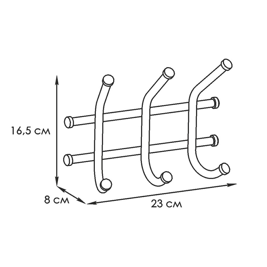 ЗМИ вешалка "норма 3" черный
