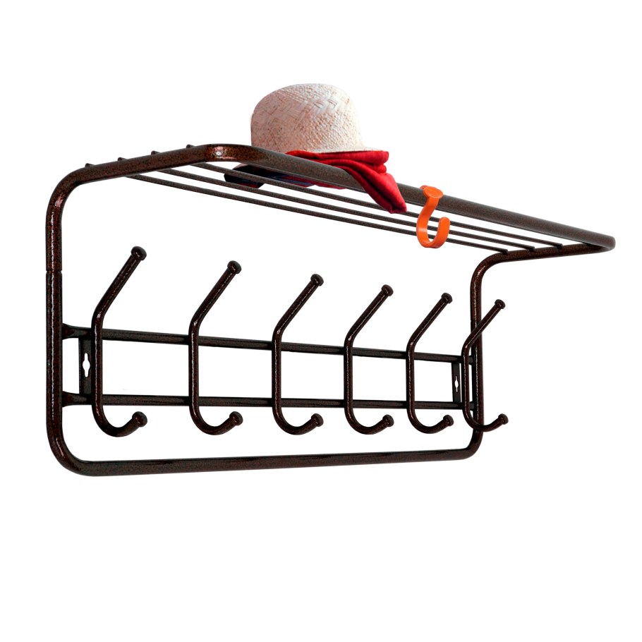 ВСП 7 М вешалка настенная с полкой 80см медный антик 2/2