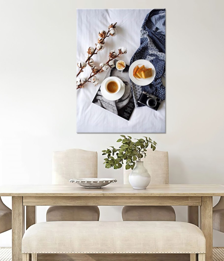 Холст в интерьере