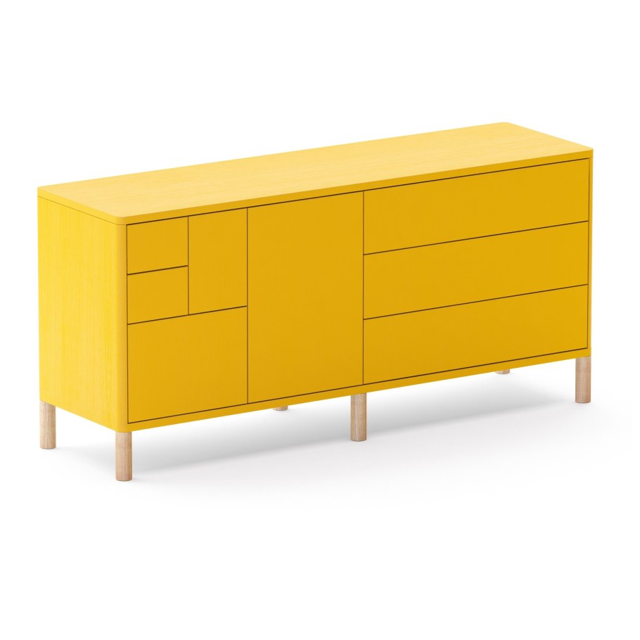 Тумба желтая