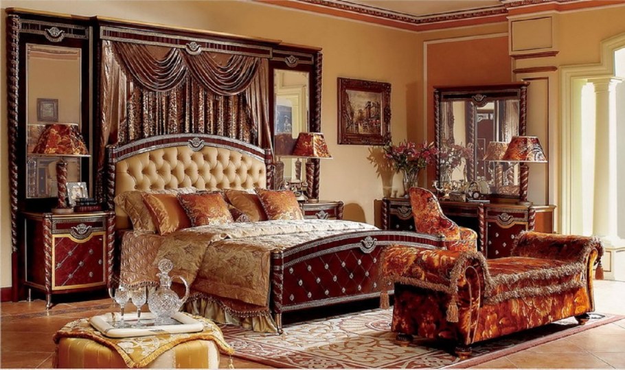 Спальня в стиле Ампир роскошная