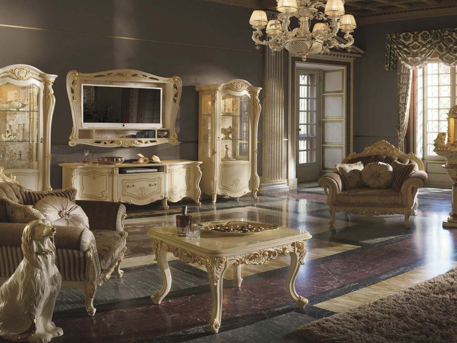 Итальянская гостиная мебель опера