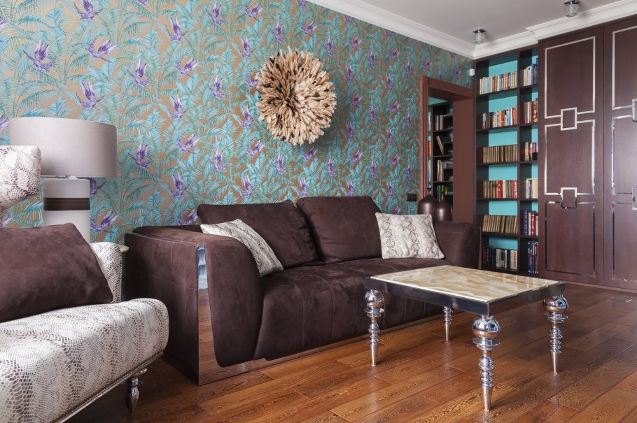 Спальня в оливковом цвете