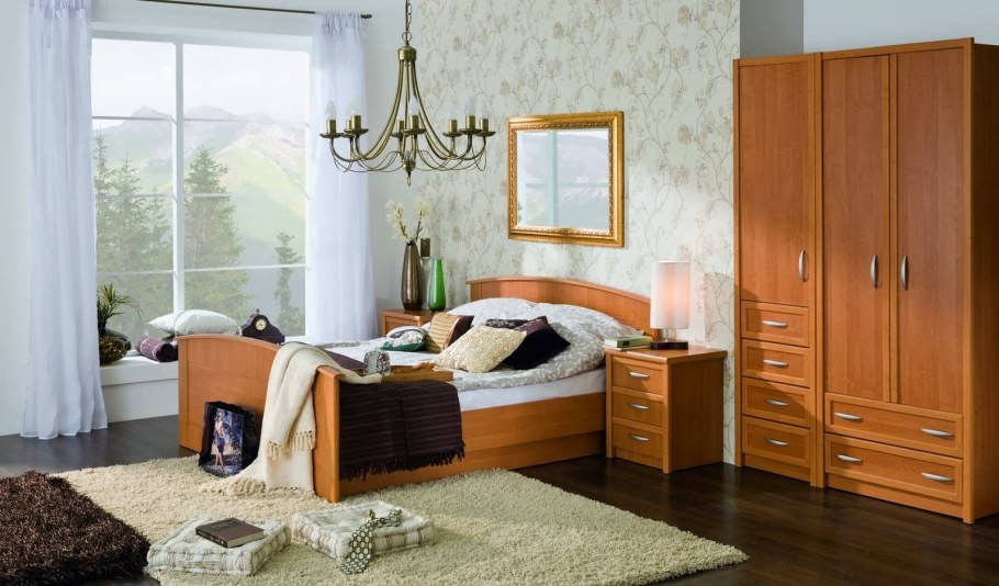 Мебель вишня в интерьере