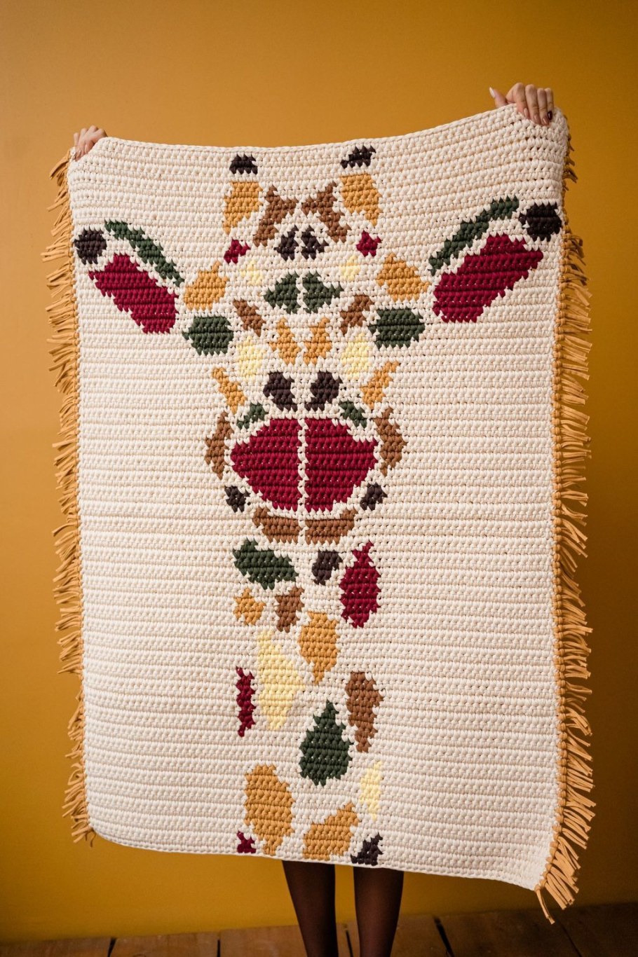 Ковер крючком Жираф