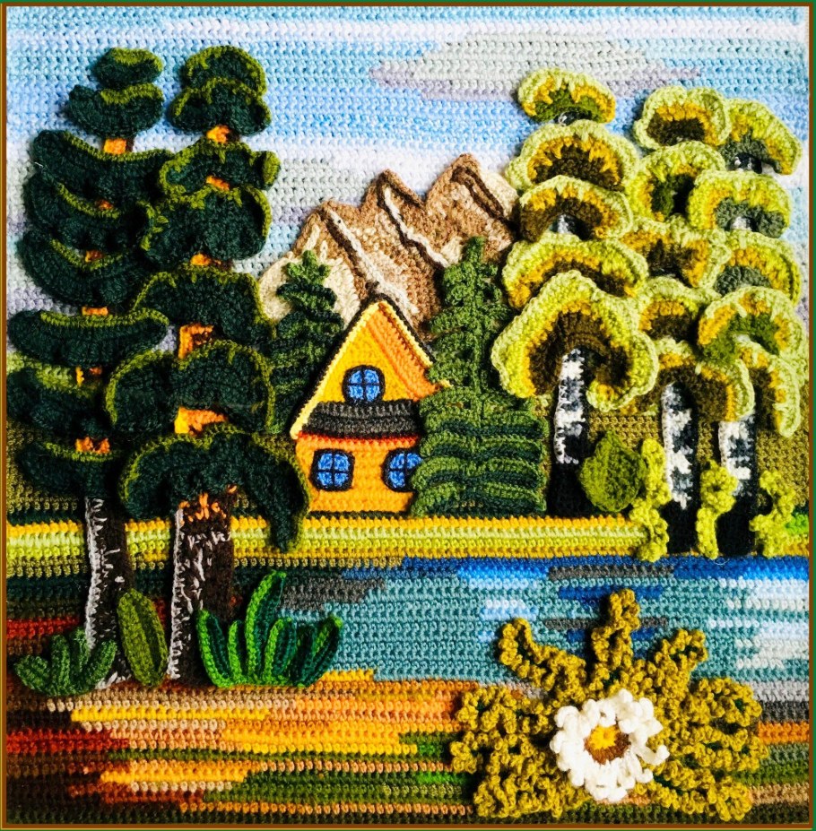 Вязаные картины