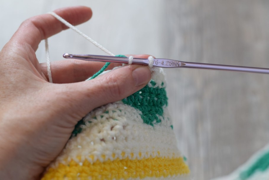 Техника вязания гобелен