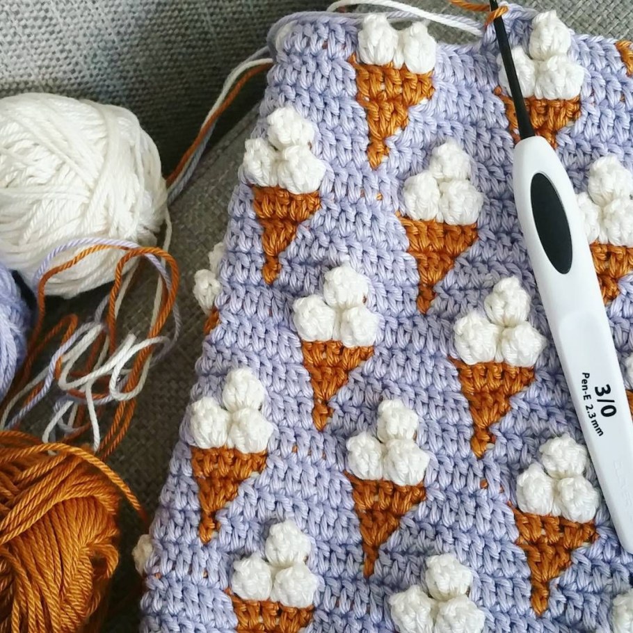 Узор для вязания мороженое