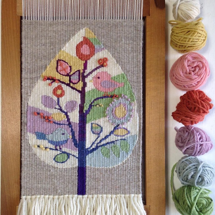 Панно в технике ручного ткачества