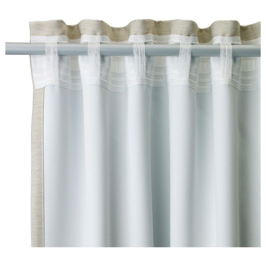 Шторы Вильборг икеа бежевые