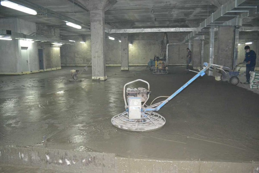 Топинговый бетонный пол