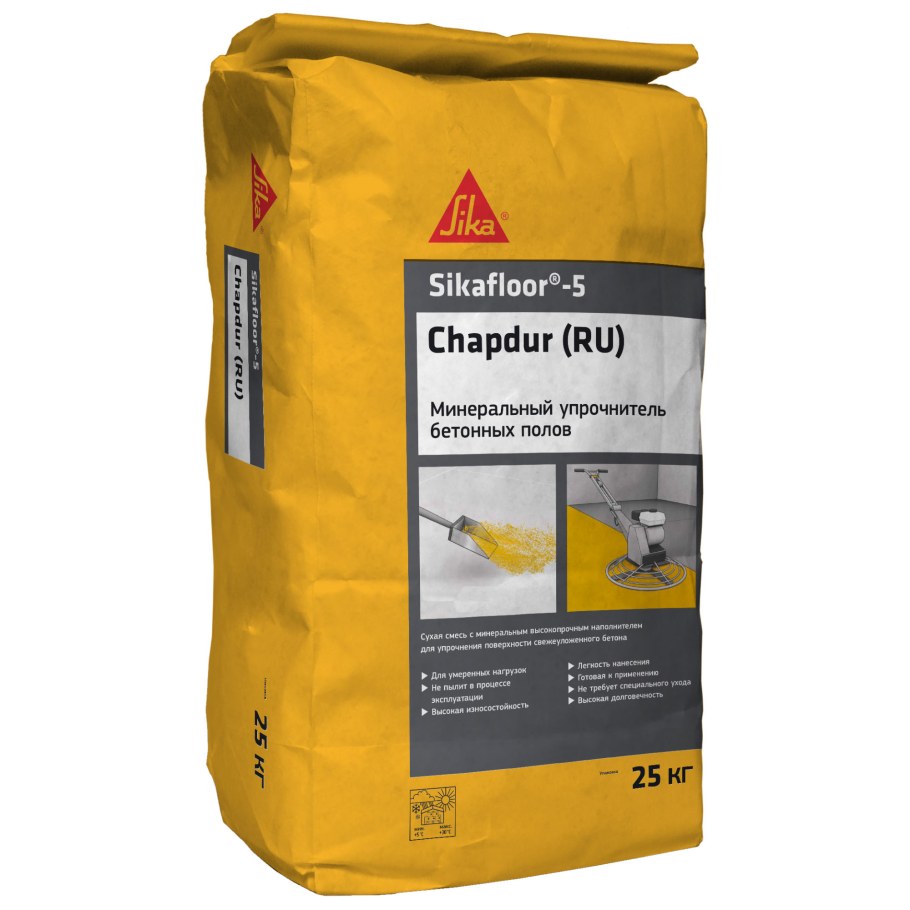 Упрочнитель бетонных полов (топпинг) Sikafloor-4 Chapdur Plus 25 кг