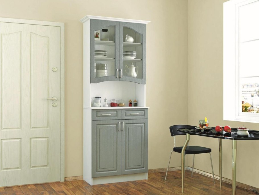 Буфет Прованс 08 клен серый