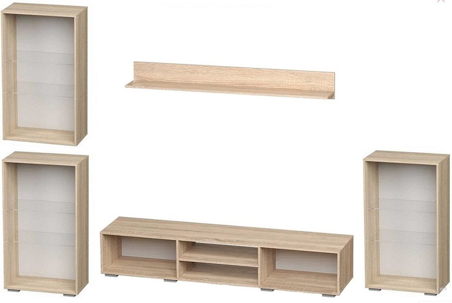 Гостиная Милан БТС сонома белый