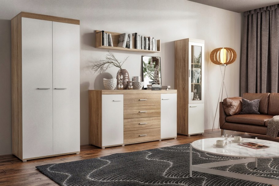 Шкаф сонома белый