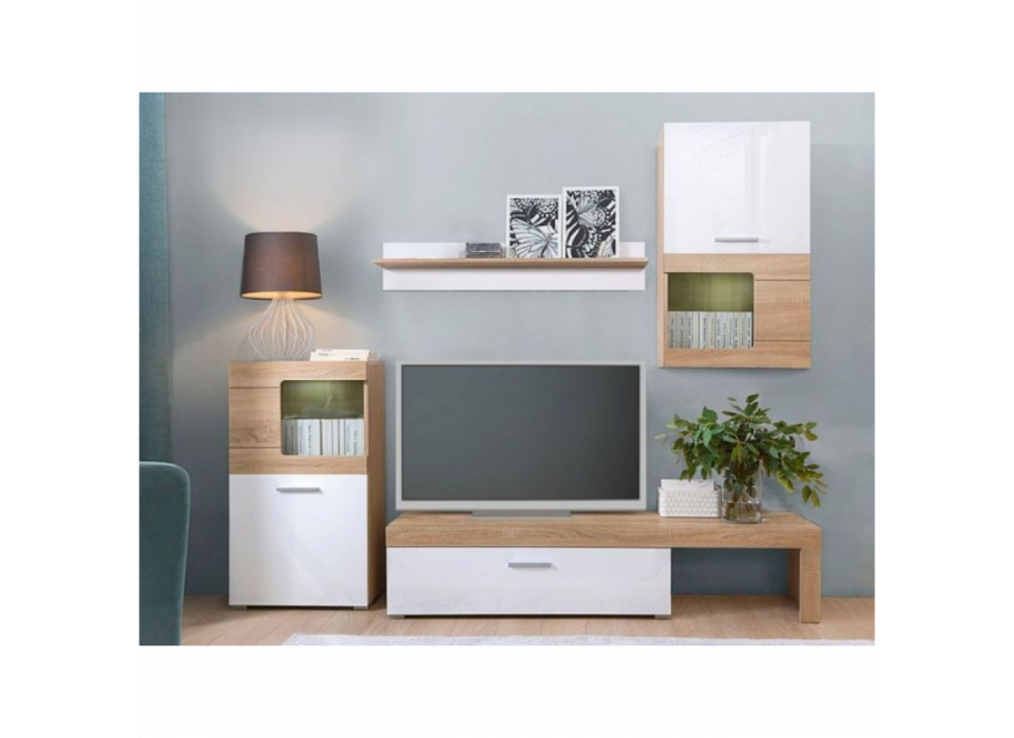 Стенка в гостиную над полом