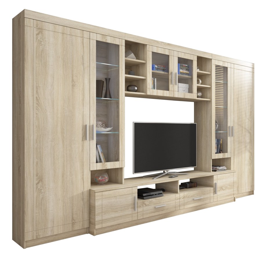 Стенка Париж дуб сонома