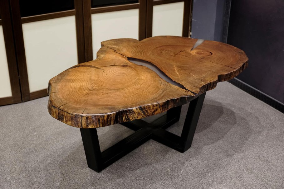 Мебель из слэбов дерева