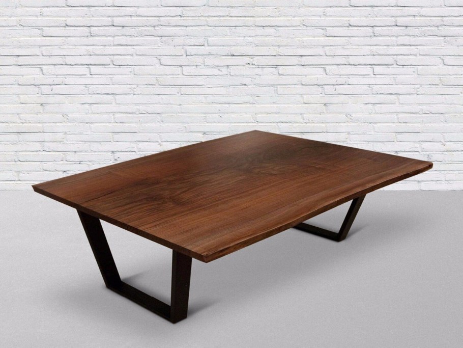 Стол из массива дерева лофт