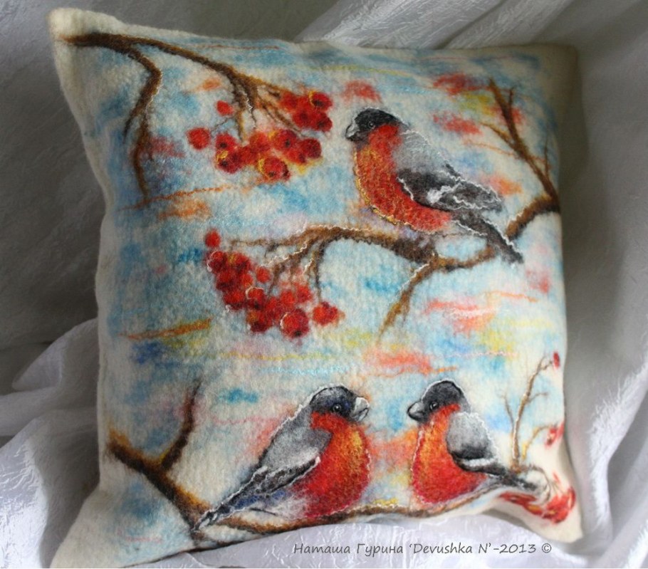 Наташа Гурина валяние подушки