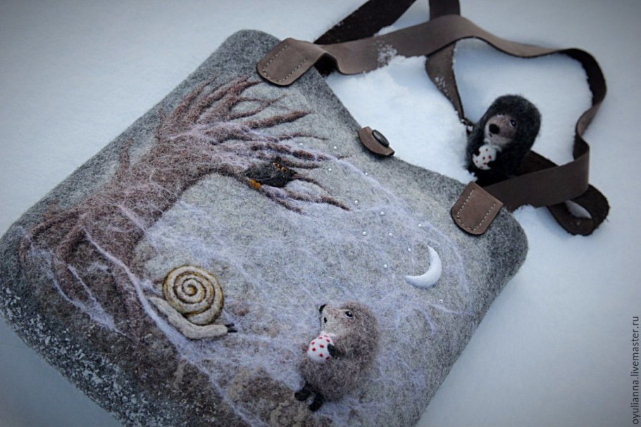 Валяные сумки