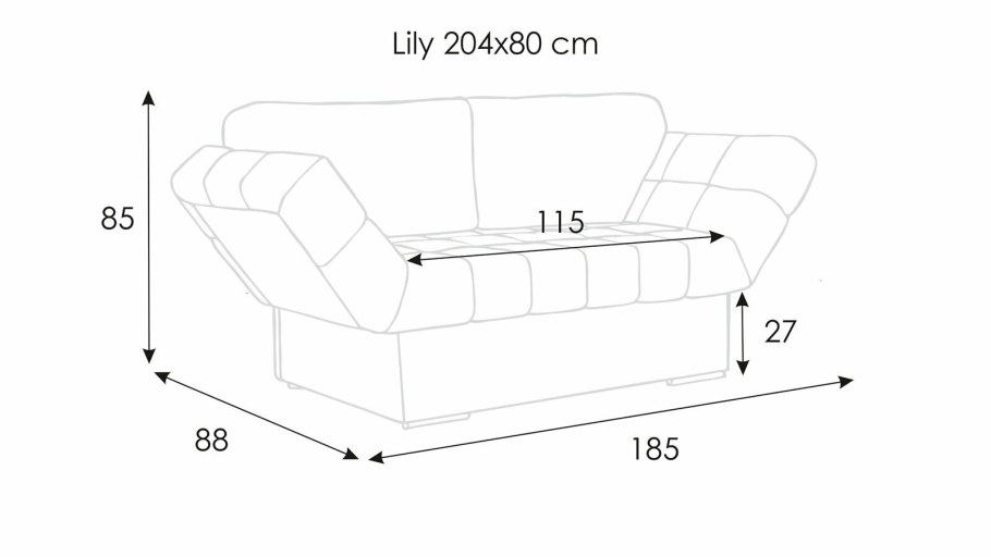 Диван Lily Casanova Seawave
