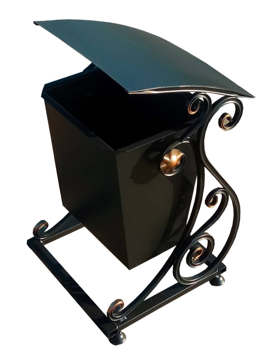 Урна уличная кованая Лотос