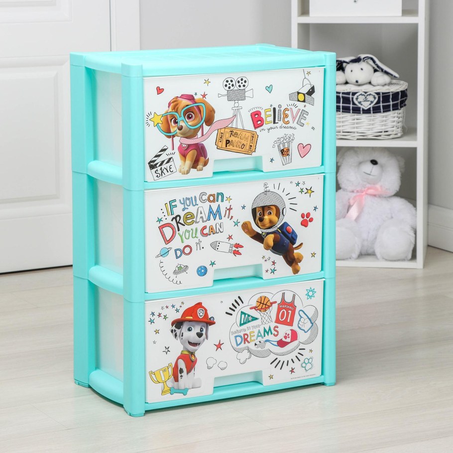 Комод 3-х секционный Щенячий патруль