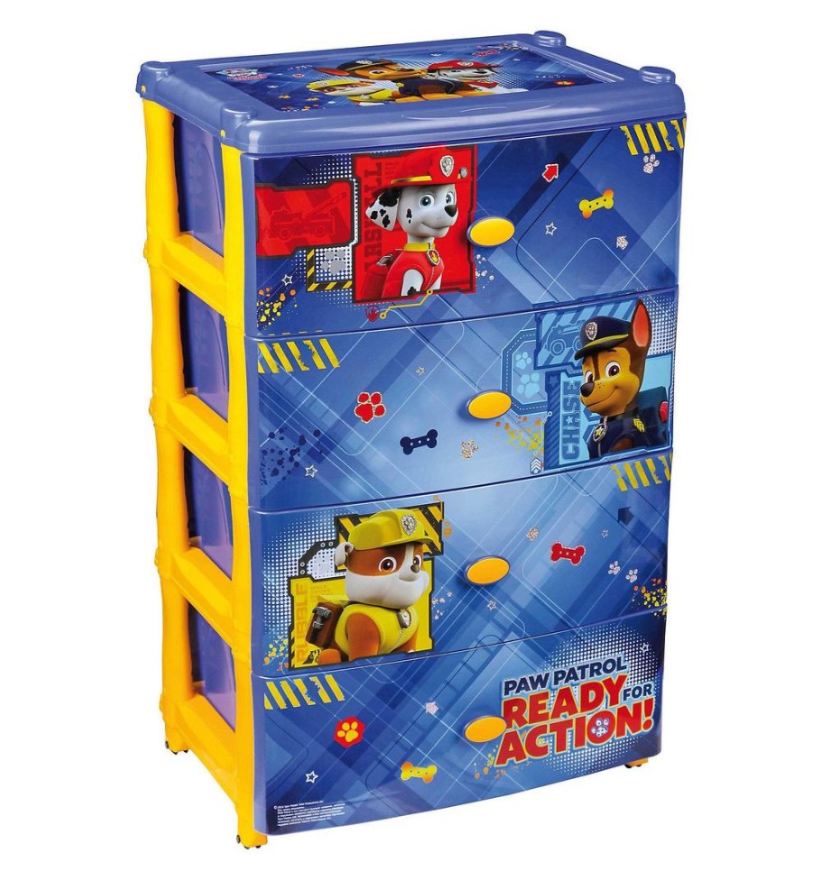 Комод альтернатива 4х секц.Щенячий патруль широкий м7988 /1/