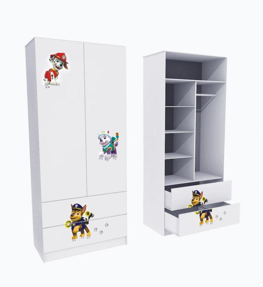 Компактный детский шкаф