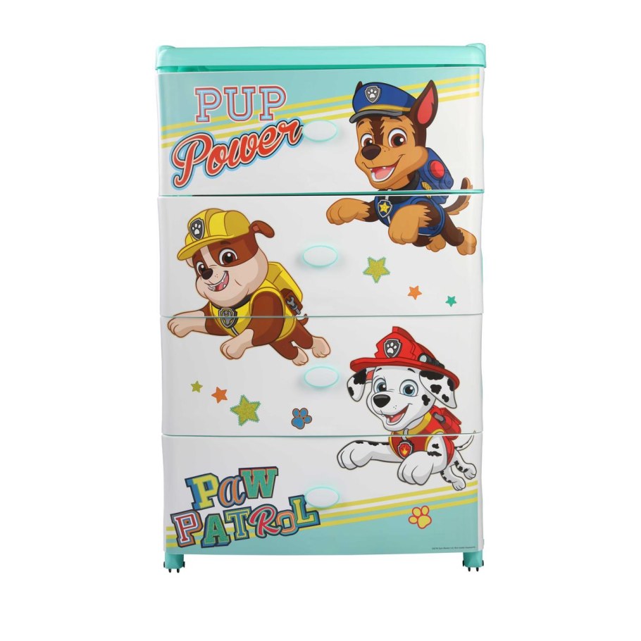 Комод "Щенячий патруль" 3-х секцион. Стандарт м7990(пластик)