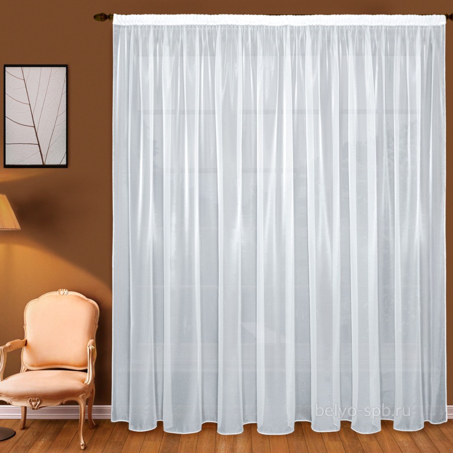 Тюль Tulle вуаль белая 500х270