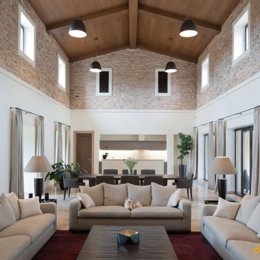 Освещение гостиной со вторым светом