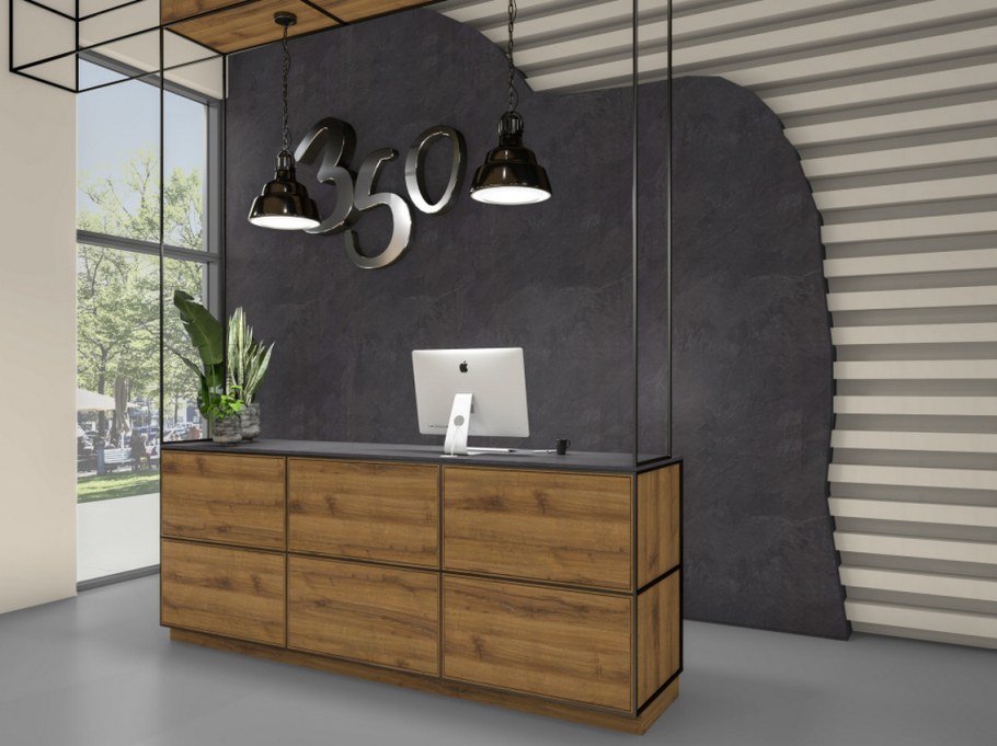 Egger дуб Шерман коньяк коричневый h1344 st32