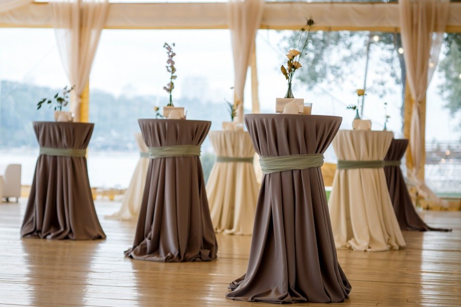 Round Tables made of Stone