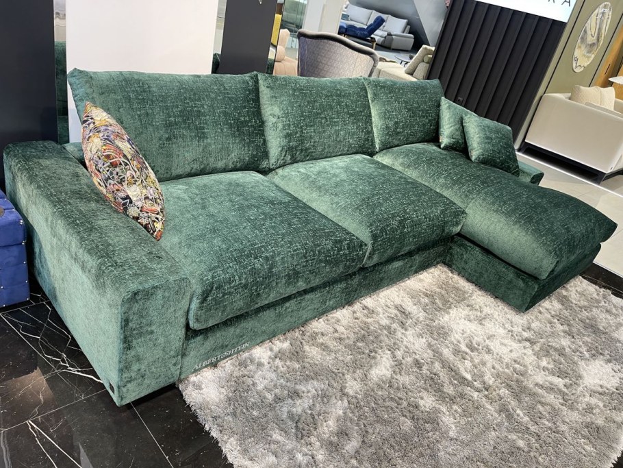 Диван Портленд зеленый