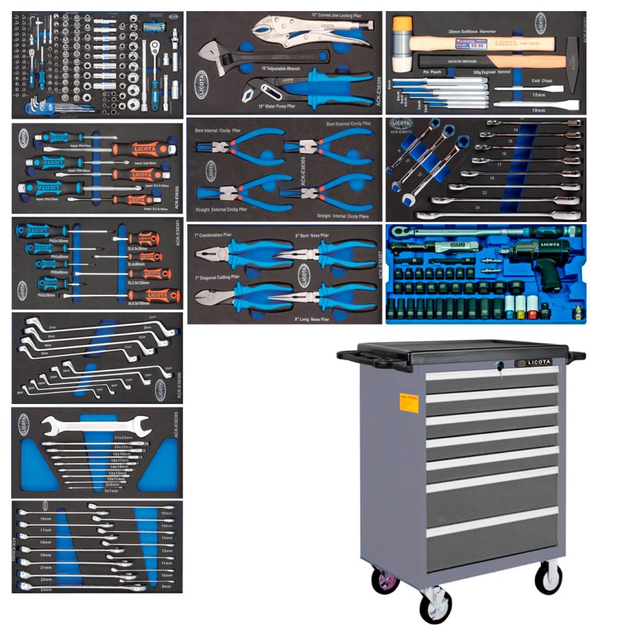 Тележка инструментальная AWX-2603gtsk08