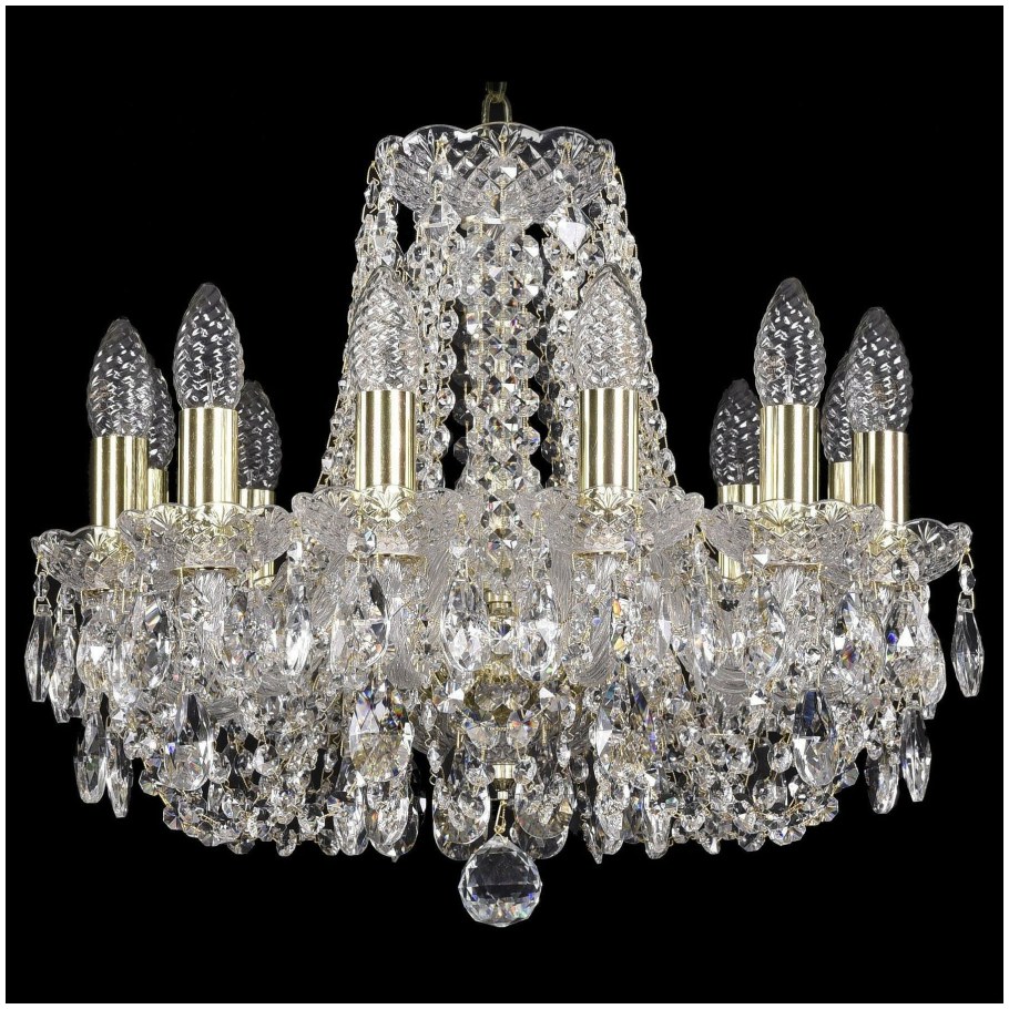Люстра хрустальная 77061/42 g Bohemia Ivele Crystal