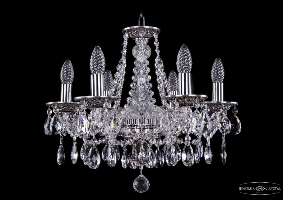 Люстра Bohemia Ivele Crystal 1402/8/195/ni/m781