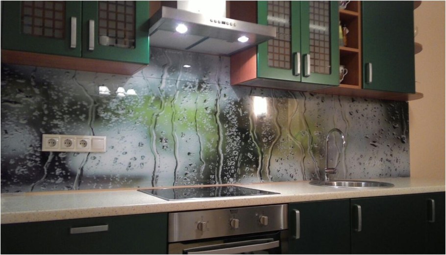 Фартук для кухни «капли росы»