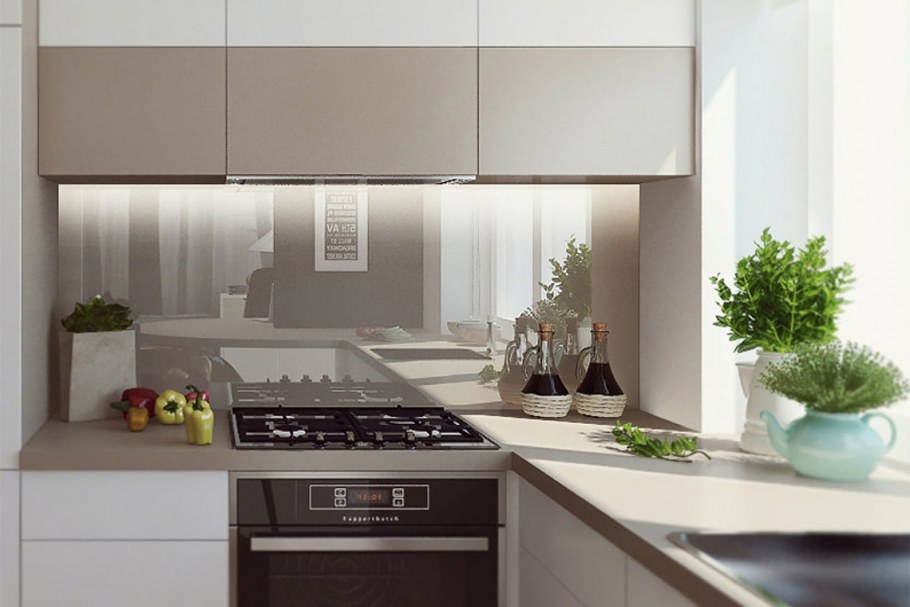 Подсветка фартука на кухне