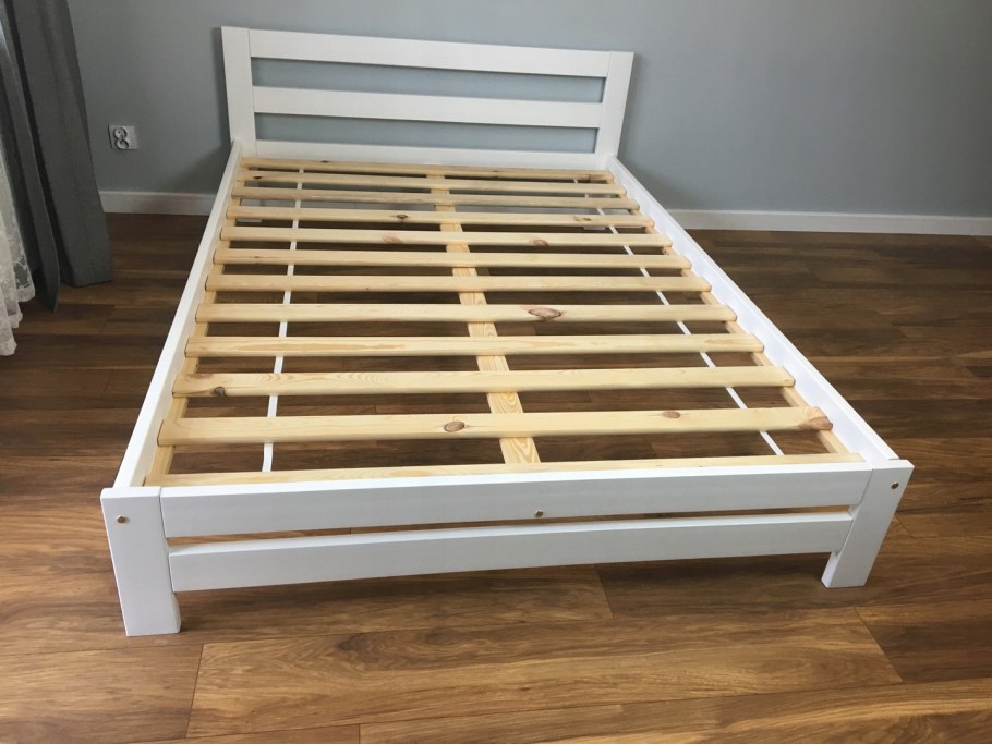 Кровать массив дерева 140х200 лазурит