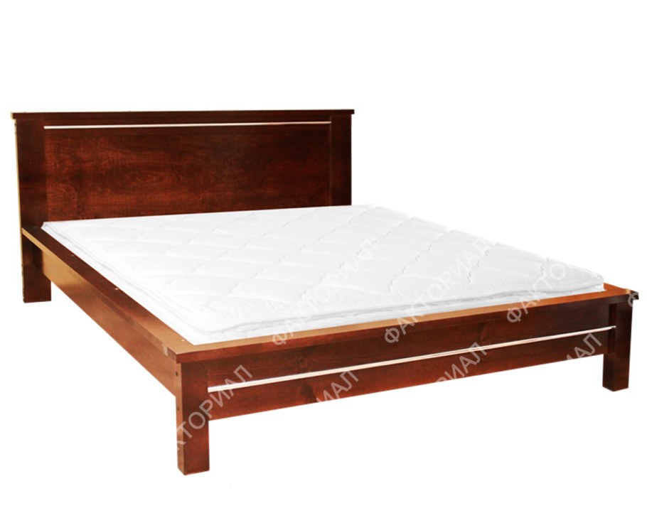 Кровать полутораспальная Виктория 120.1 120 х 200 см с ящиками венге