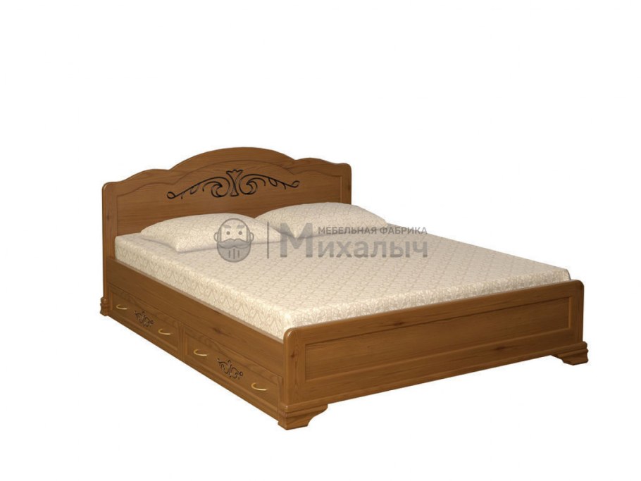 Кровать Halmar Laura сосна