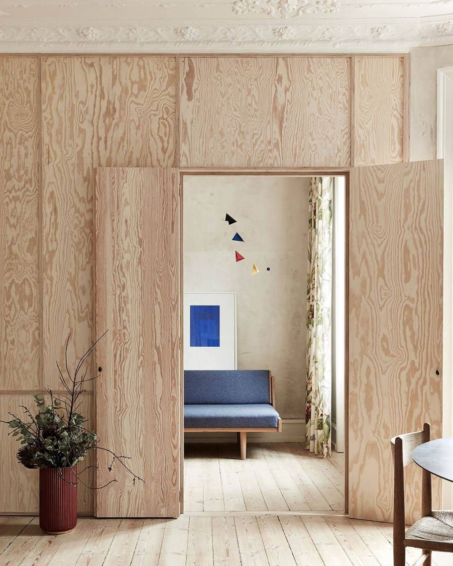 Стены из фанеры